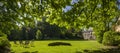 Fellows Garden at Christ's College in Cambridge Royalty Free Stock Photo